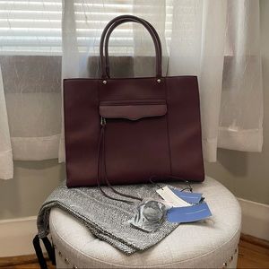 Rebecca Minkoff Medium MAB Tote Black Cherry